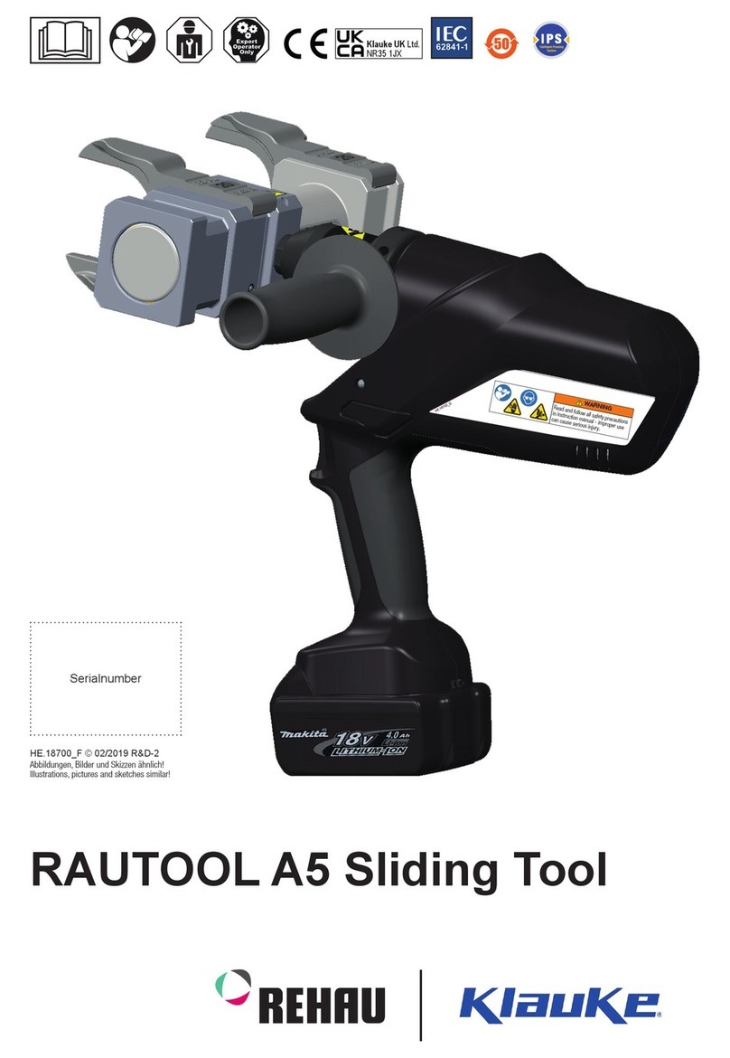 Klauke Rehau Rautool A5 User manual