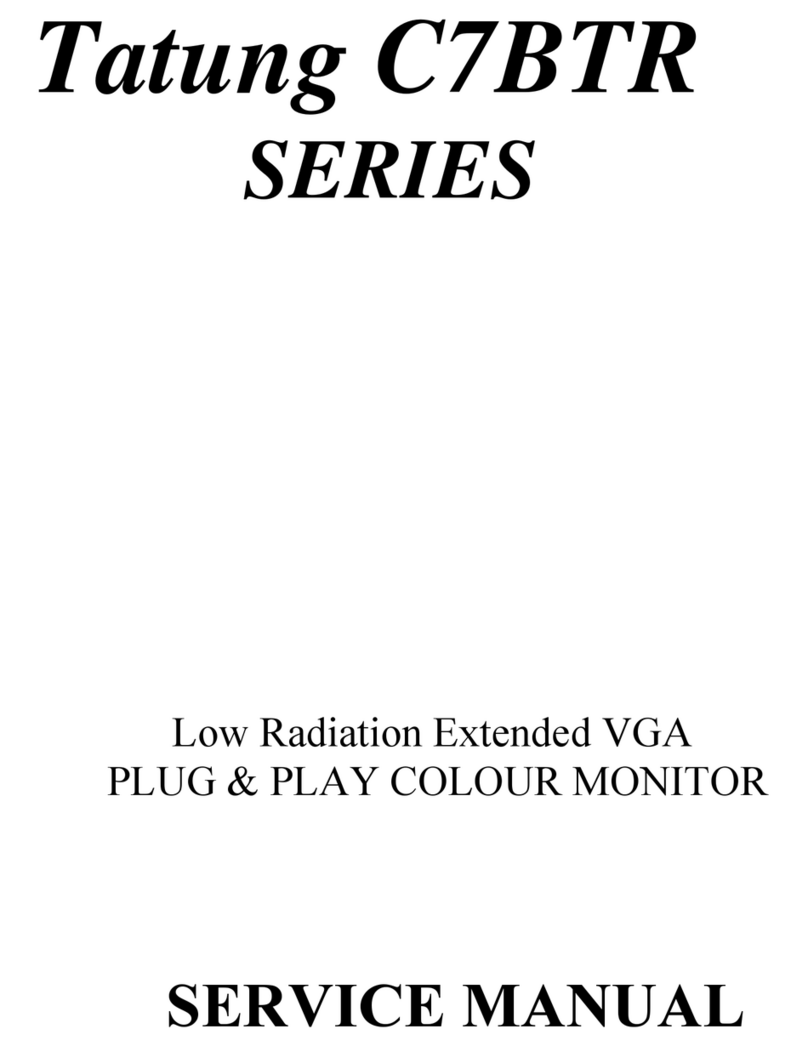 Tatung C7BTR Series User manual