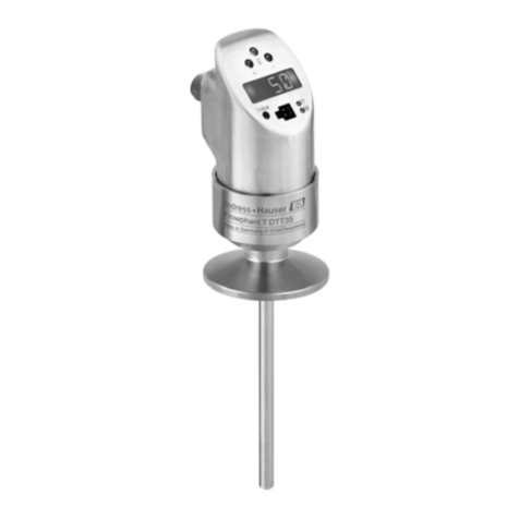 Endress+Hauser Flowphant T DTT31 operating instructions