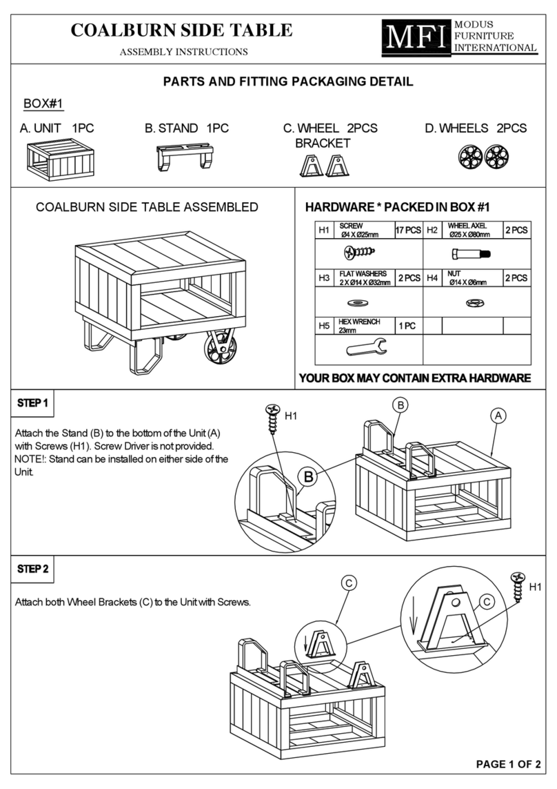 mFi COALBURN Assembly instructions
