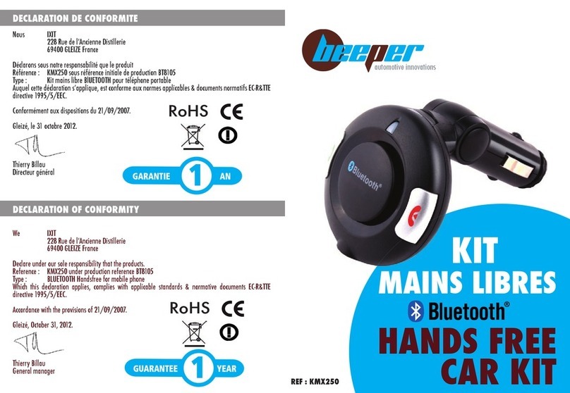 Beeper KMX250 quick guide