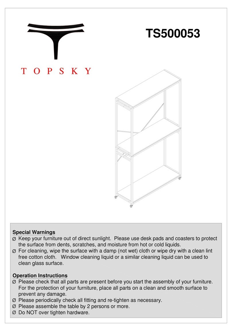 TOPSKY TS500053 Assembly instructions