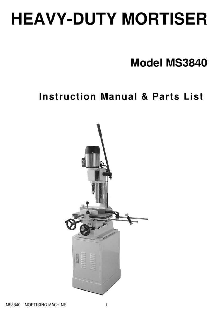TOPMAQ MS3840 Instruction manual & parts list