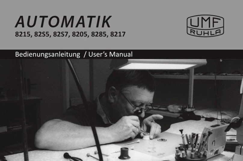 UMF RUHLA AUTOMATIK 8215 User manual