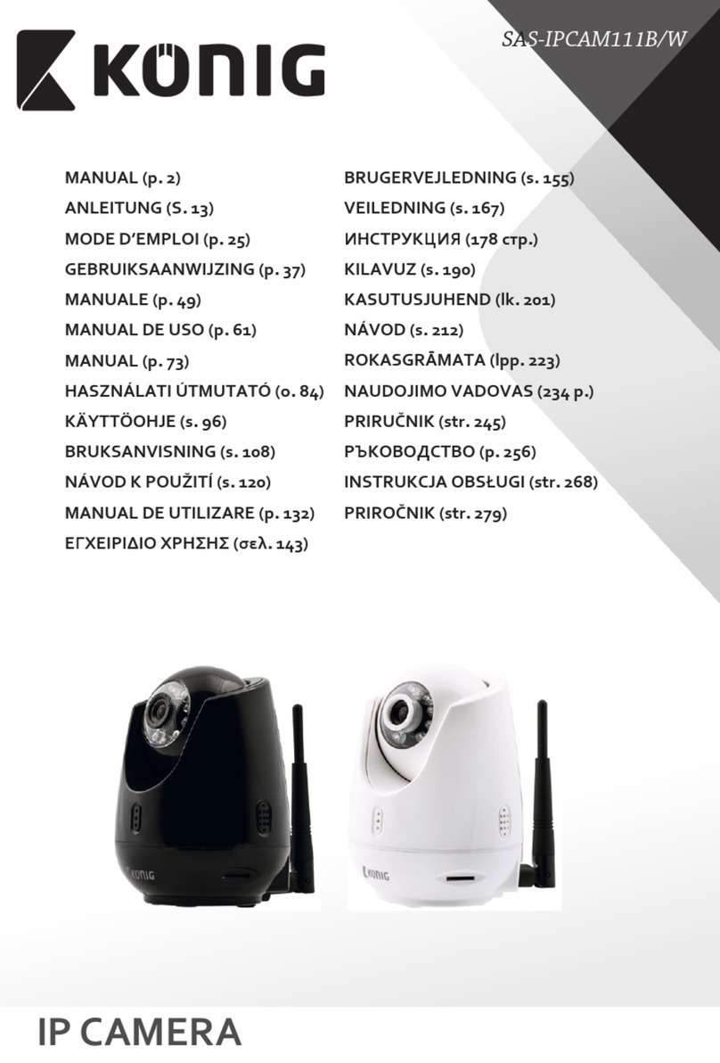 König SAS-IPCAM111B User manual
