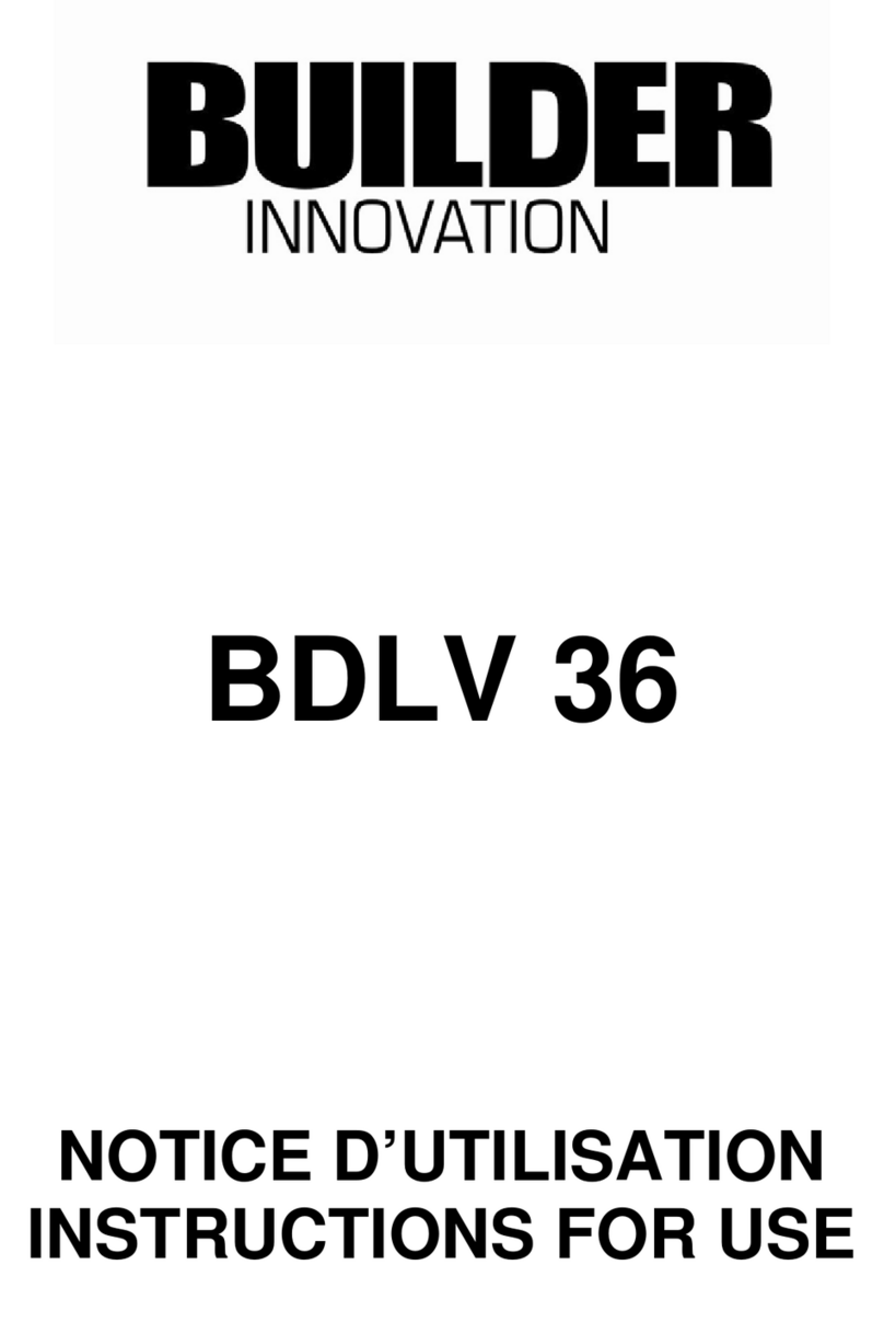 Builder BDLV 36 Instructions for use