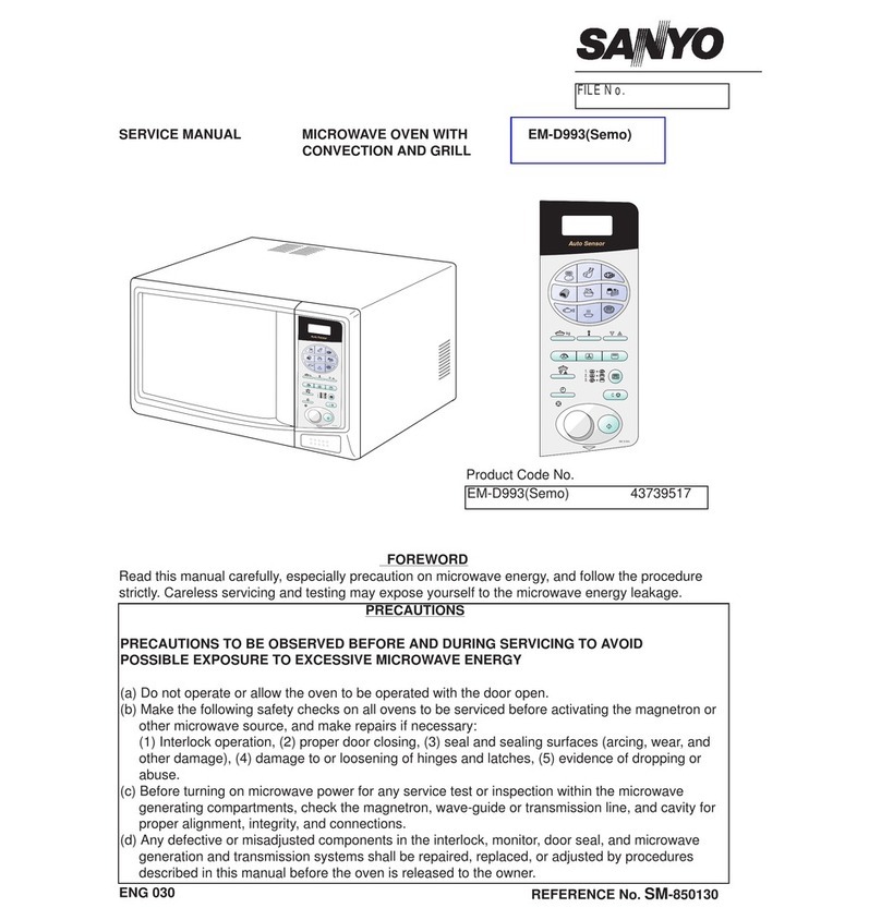 Sanyo EM-D993 User manual