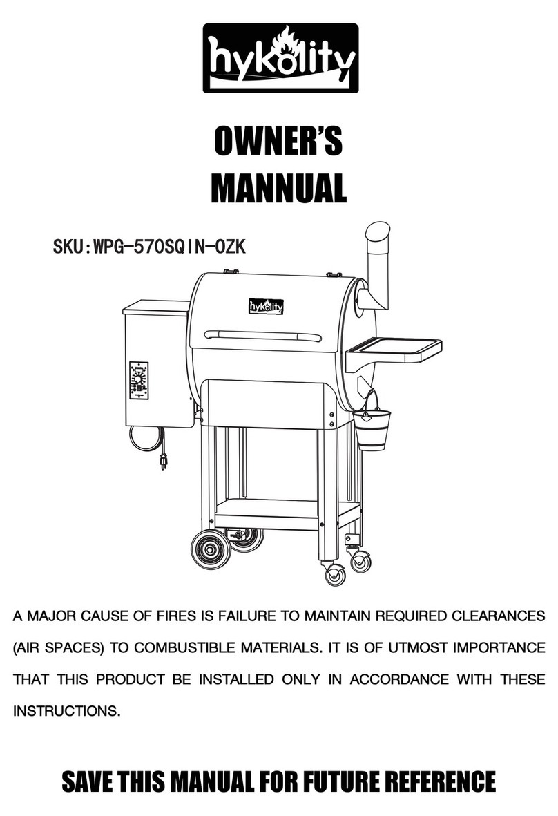 hykolity WPG-570SQIN-OZK owner's manual