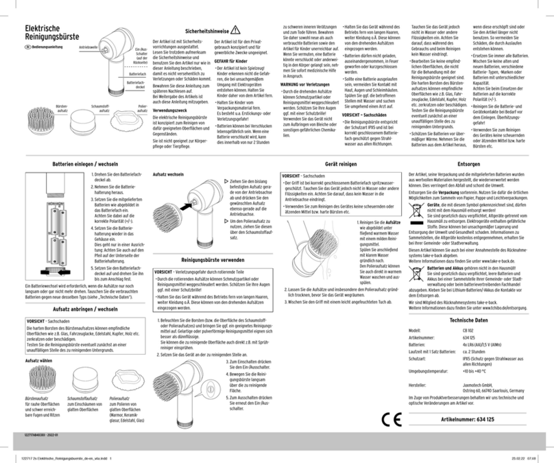 Jaxmotech CB 102 Instructions for use