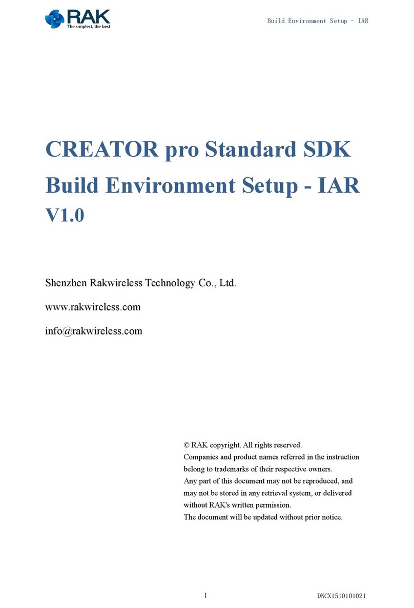 RAK CREATOR pro manual