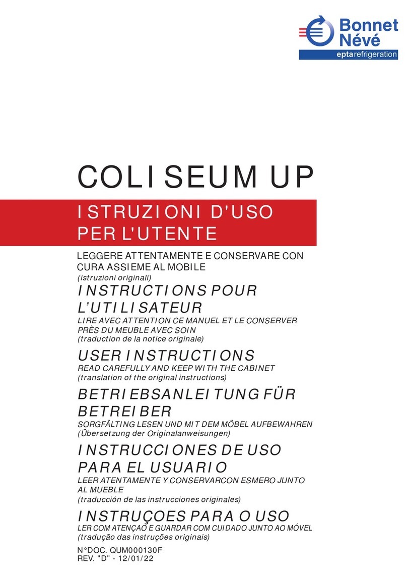 Bonnet Neve COLISEUM UP User manual Bonnet Neve COLISEUM UP User manual