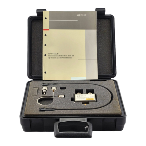 Agilent Technologies 87512A Operation manual Agilent Technologies 87512A Operation manual