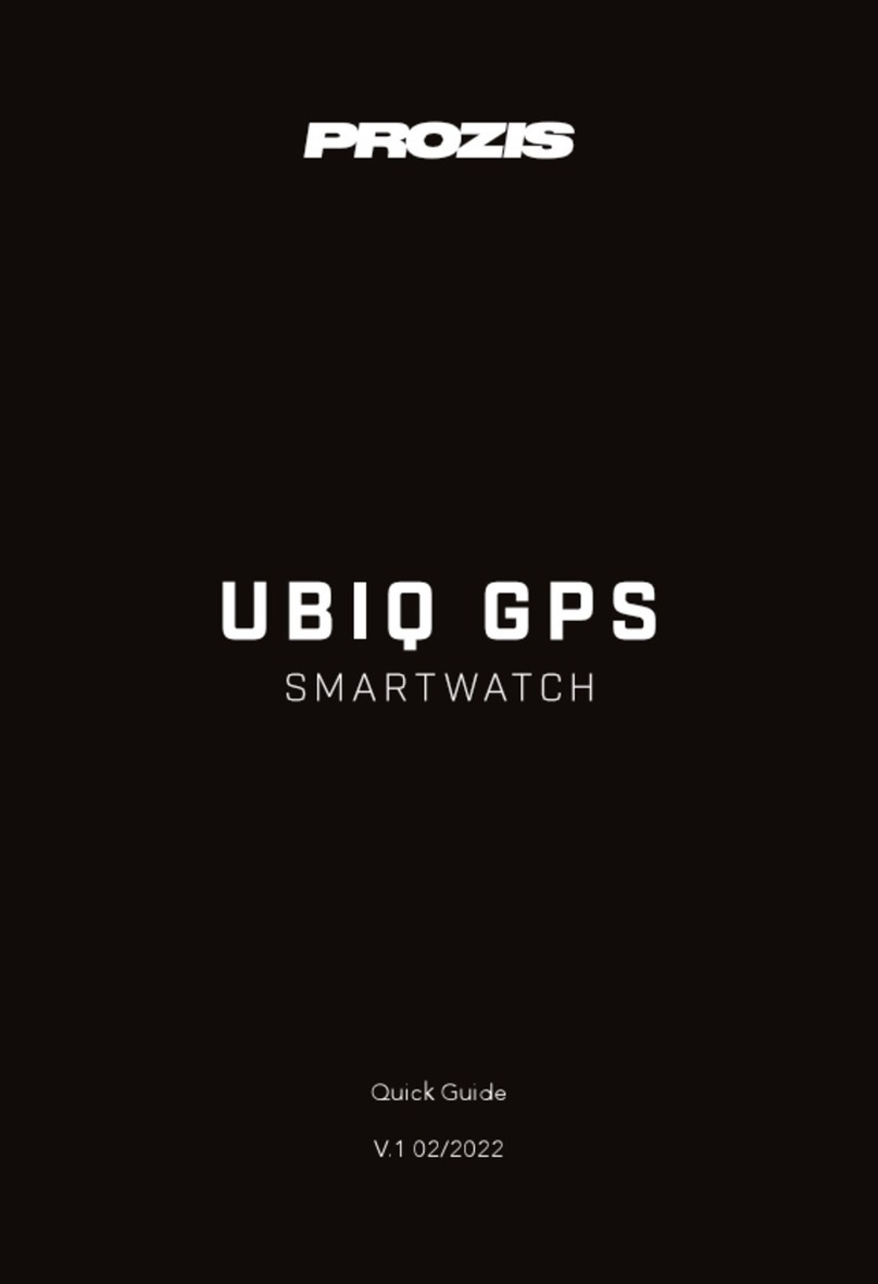 PROZIS UBIQ GPS User manual