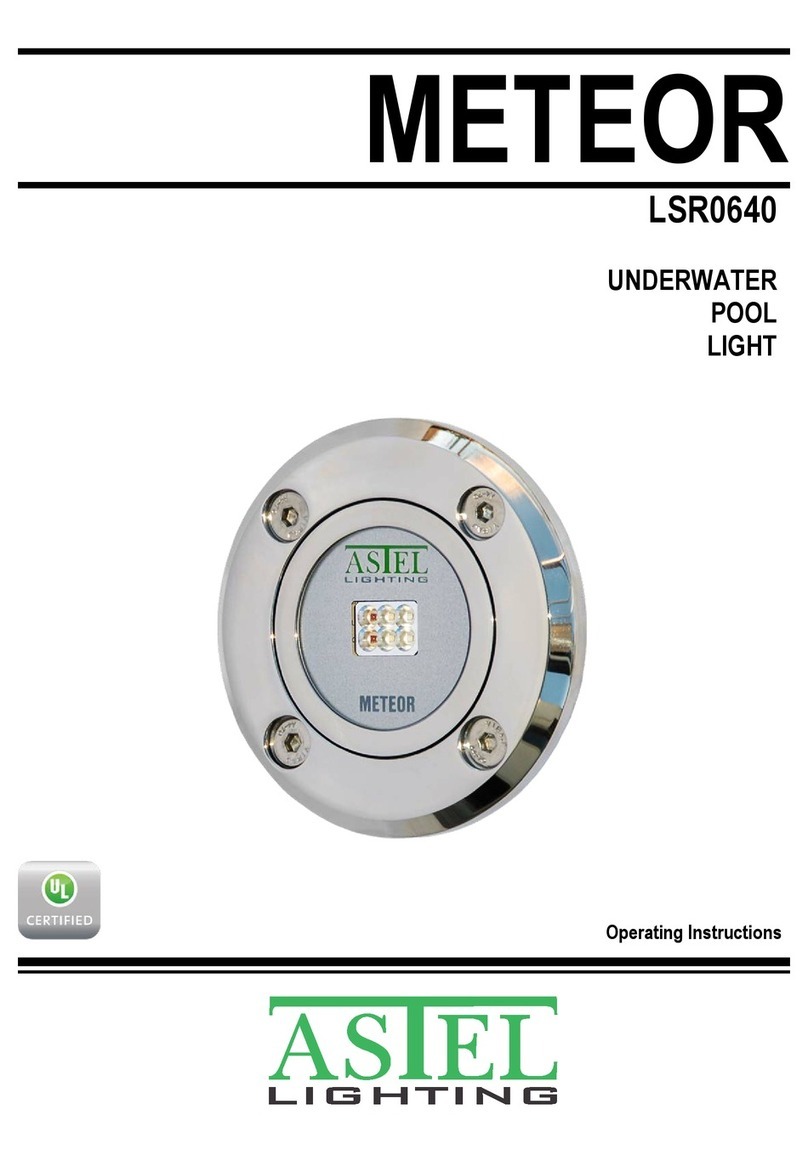 ASTEL LIGHTING METEOR LSR0640 operating instructions