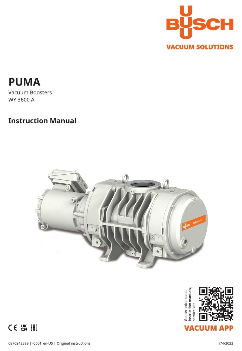 BUSCH PUMA instruction manual