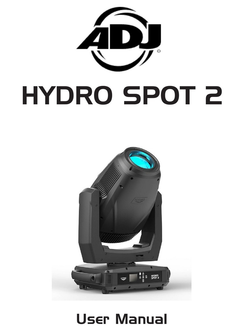 ADJ HYDRO SPOT 2 User manual