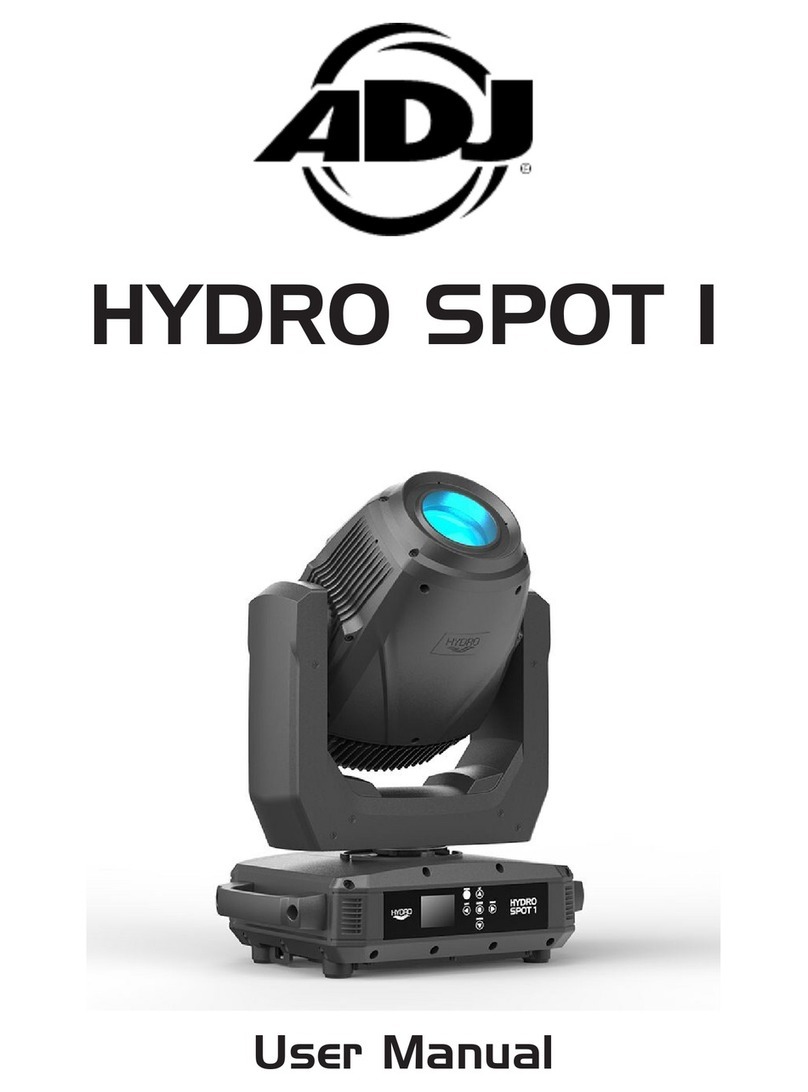 ADJ HYDRO SPOT I user manual
