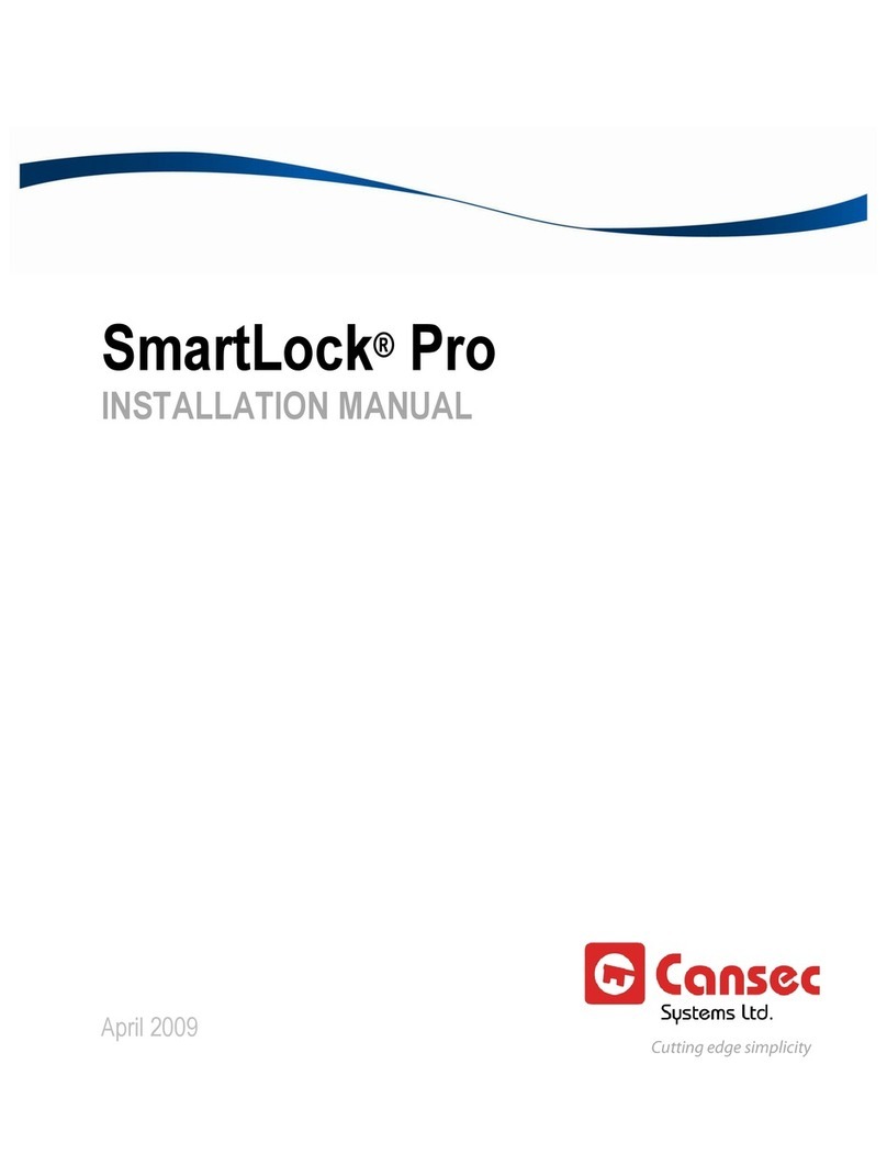 Cansec SmartLock Pro User manual