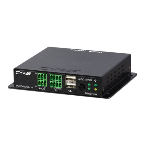 CYP PUV-3050RX-UA User manual