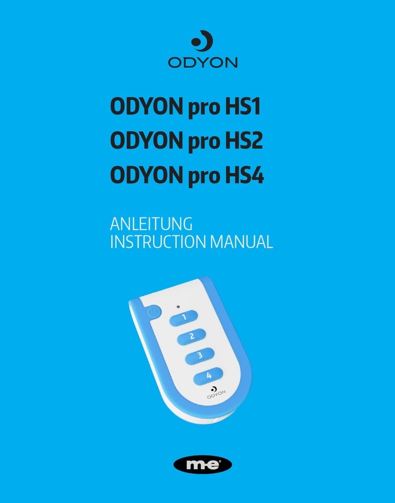 M-E ODYON pro HS1 instruction manual