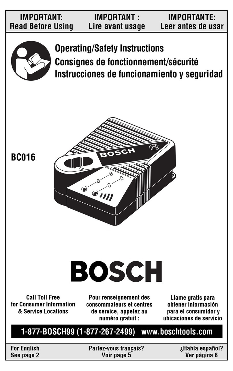 Bosch BC016 Assembly instructions