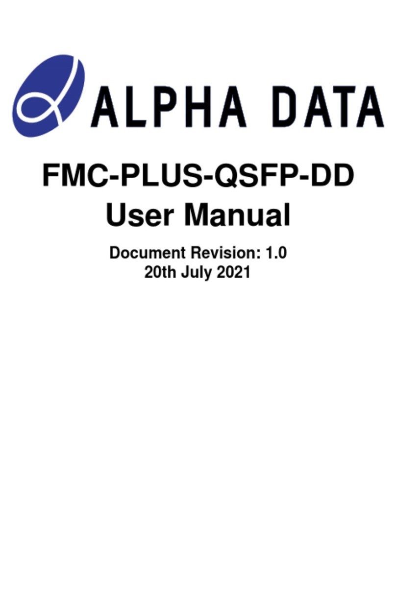 Alpha Data FMC-PLUS-QSFP-DD User manual