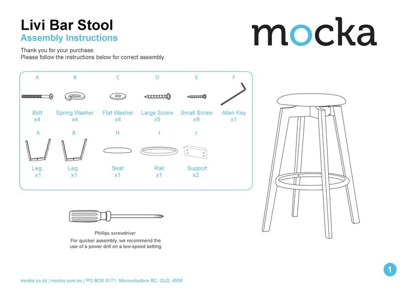 Mocka Livi Bar Stool User manual