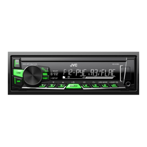 JVC KD-X120 User manual