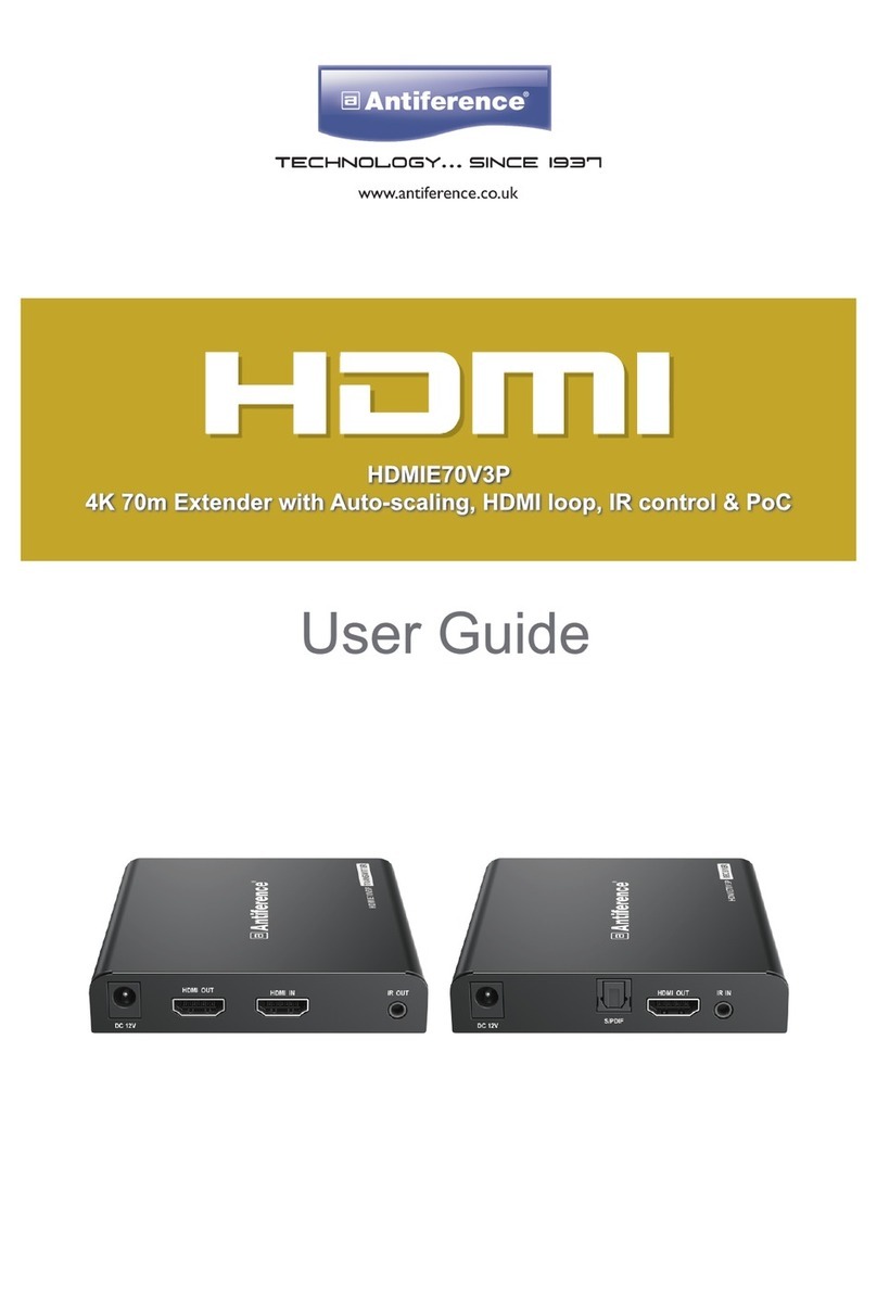 ANTIFERENCE HDMIE70V3P user guide ANTIFERENCE HDMIE70V3P user guide
