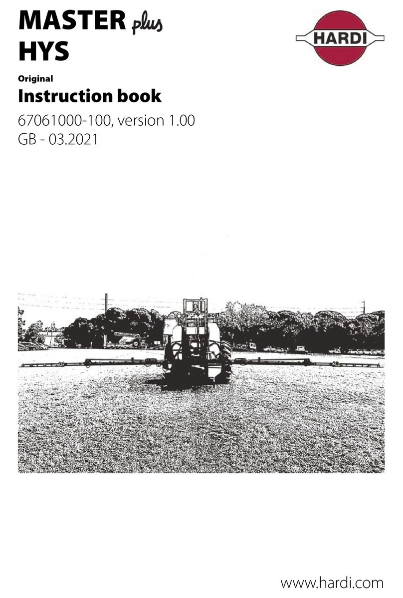 Hardi MASTER plus HYS User manual