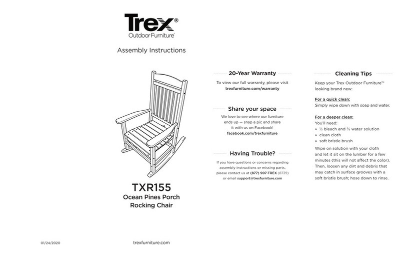 TREX TXR155 Assembly instructions
