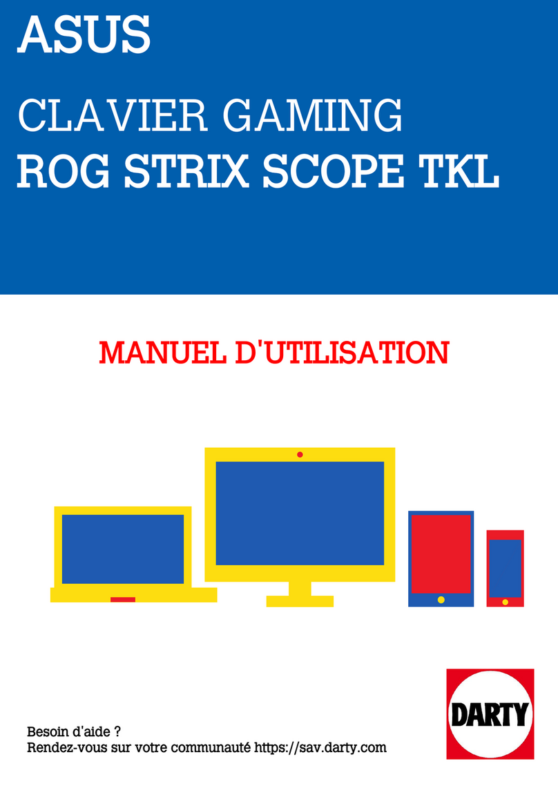 Asus ROG STRIX SCOPE TKL User manual