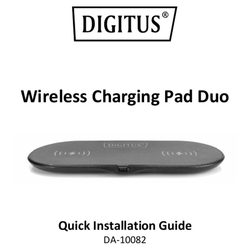 Digitus Wireless Charging Pad Duo Quick installation guide