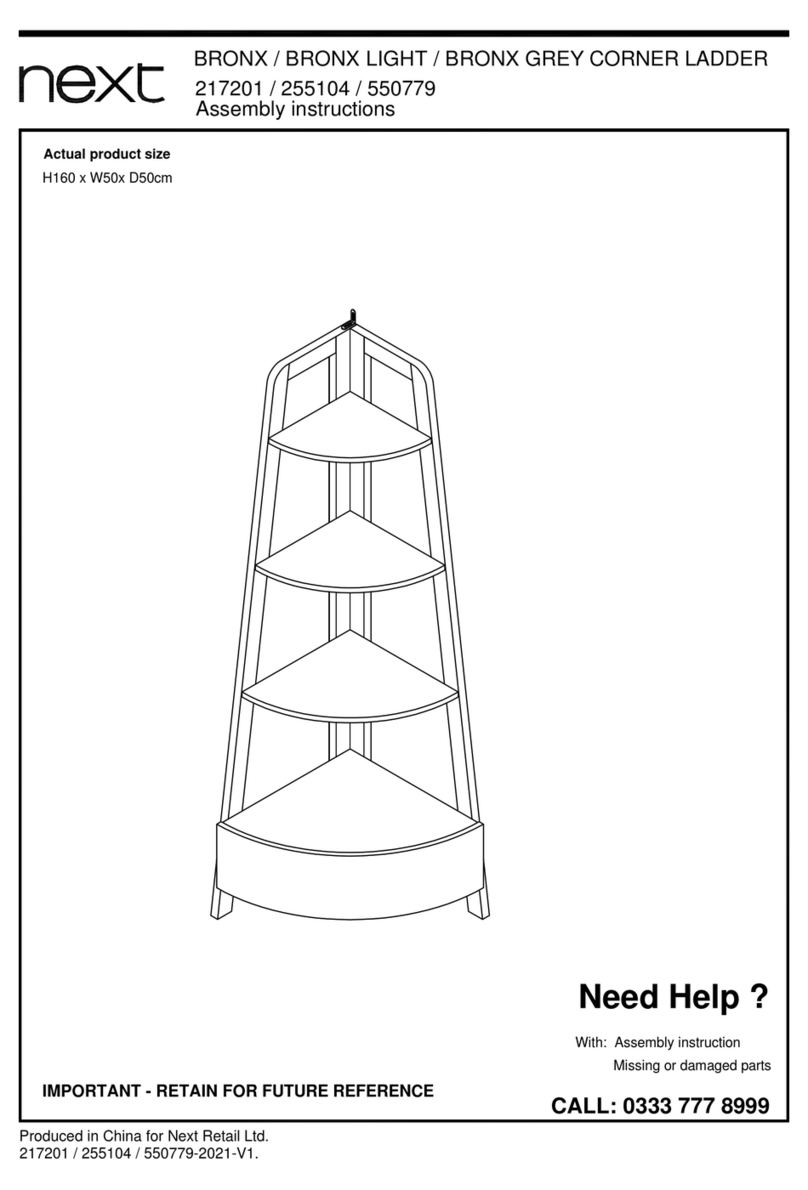 Next BRONX 217201 Assembly instructions