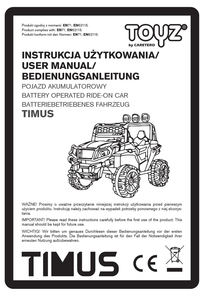 Caretero TOYZ TIMUS user manual