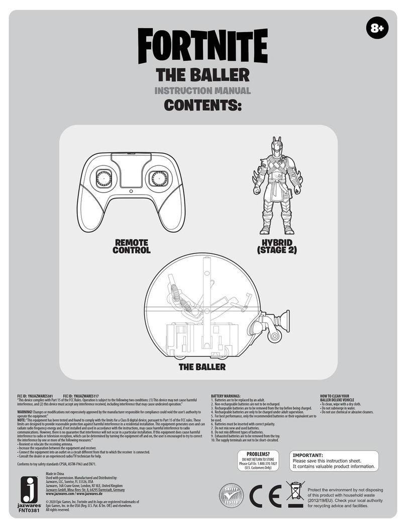 Jazwares Fortnite The Baller instruction manual