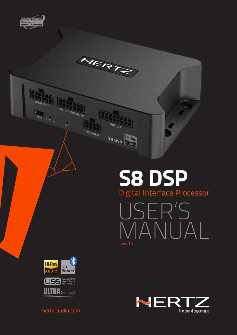 Hertz S8 DSP user manual