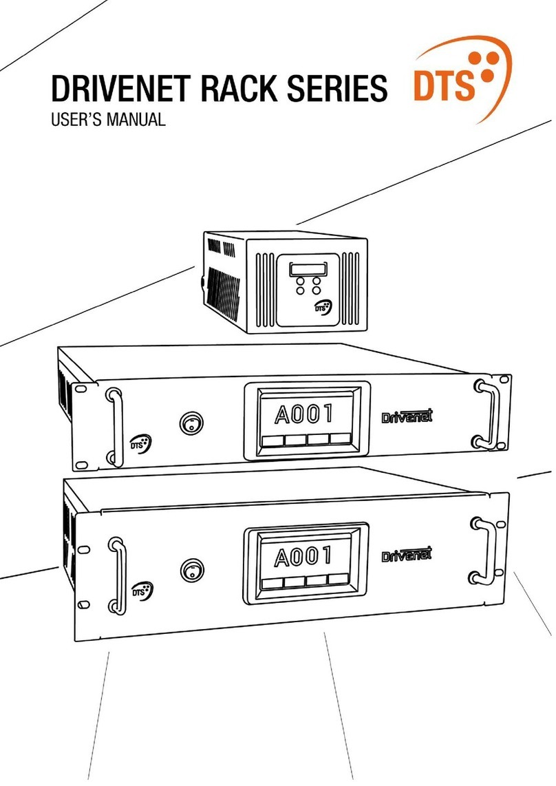 DTS DRIVENET RACK Series user manual
