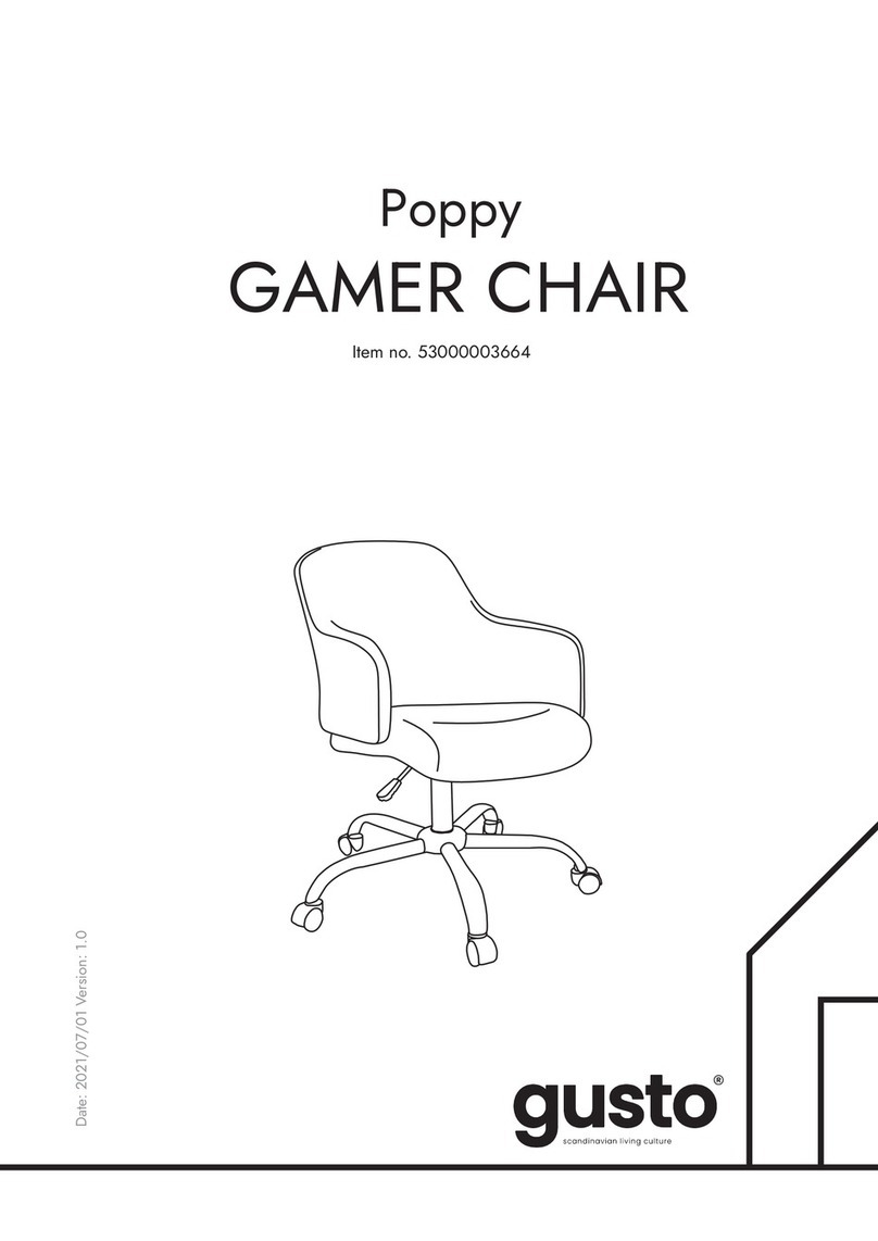 Gusto Poppy Assembly instructions Gusto Poppy Assembly instructions