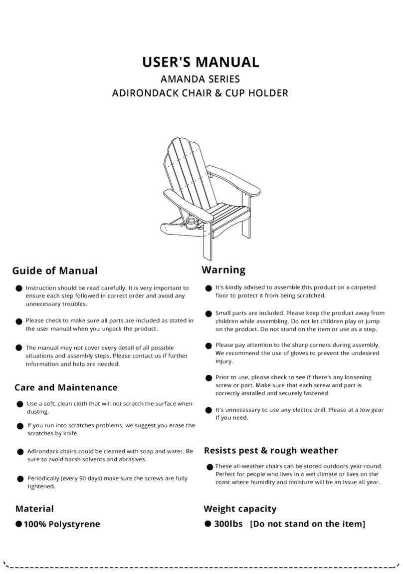 overstock AMANDA Series user manual