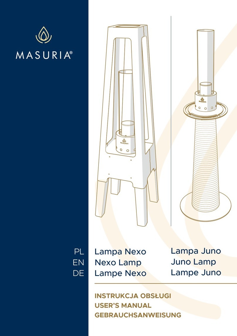 Masuria Juno lamp user manual Masuria Juno lamp user manual