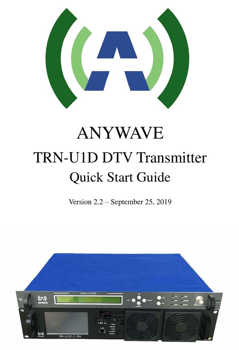 Anywave TRN-U1D User manual