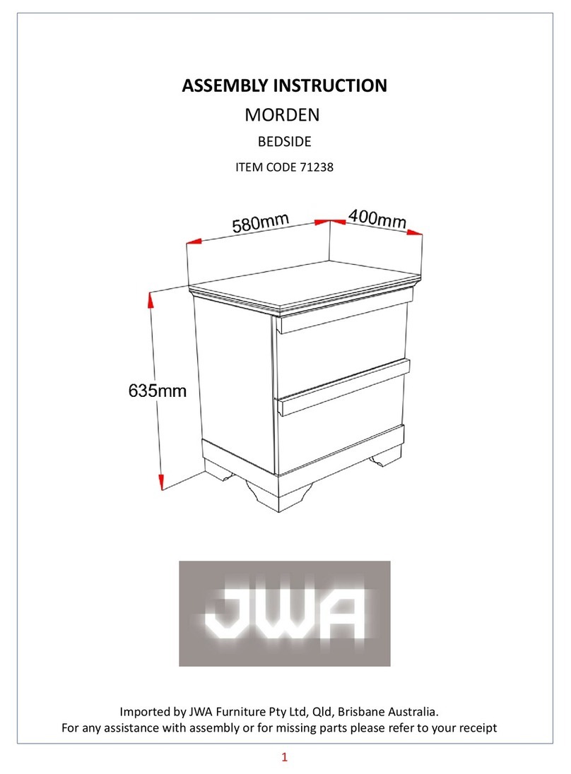 JWA MORDEN 71238 Assembly instruction