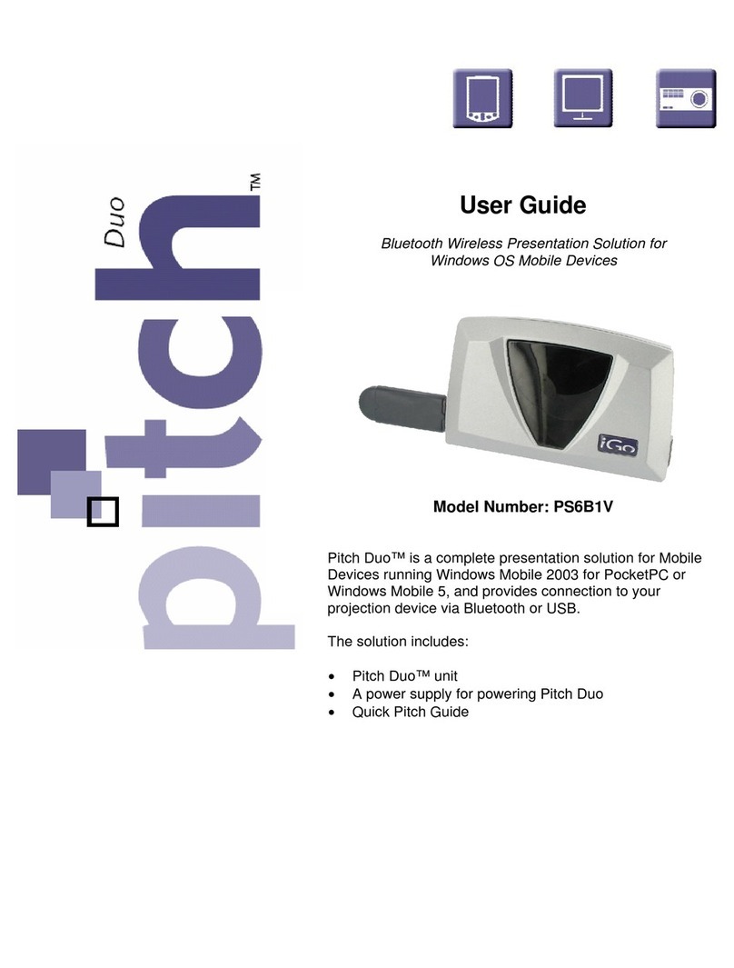 I-GO pitch duo PS6B1V user guide