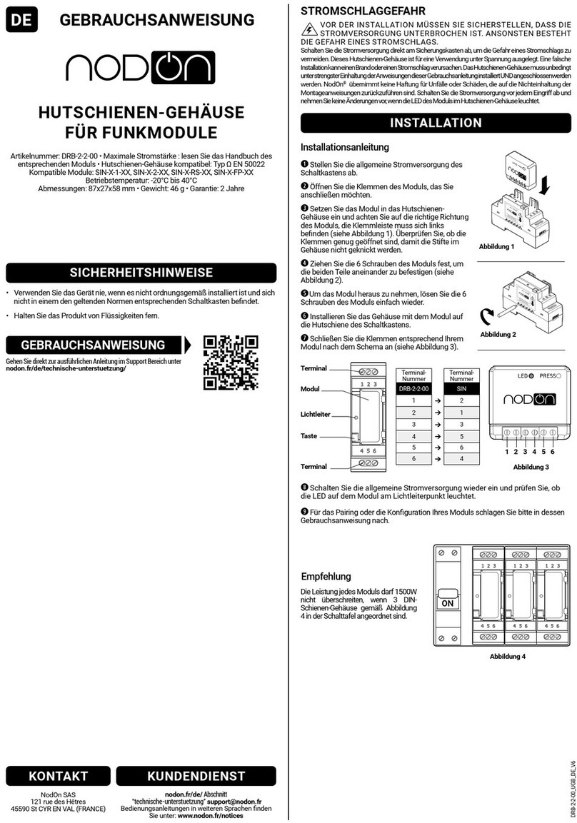 nodon DRB-2-2-00 user guide