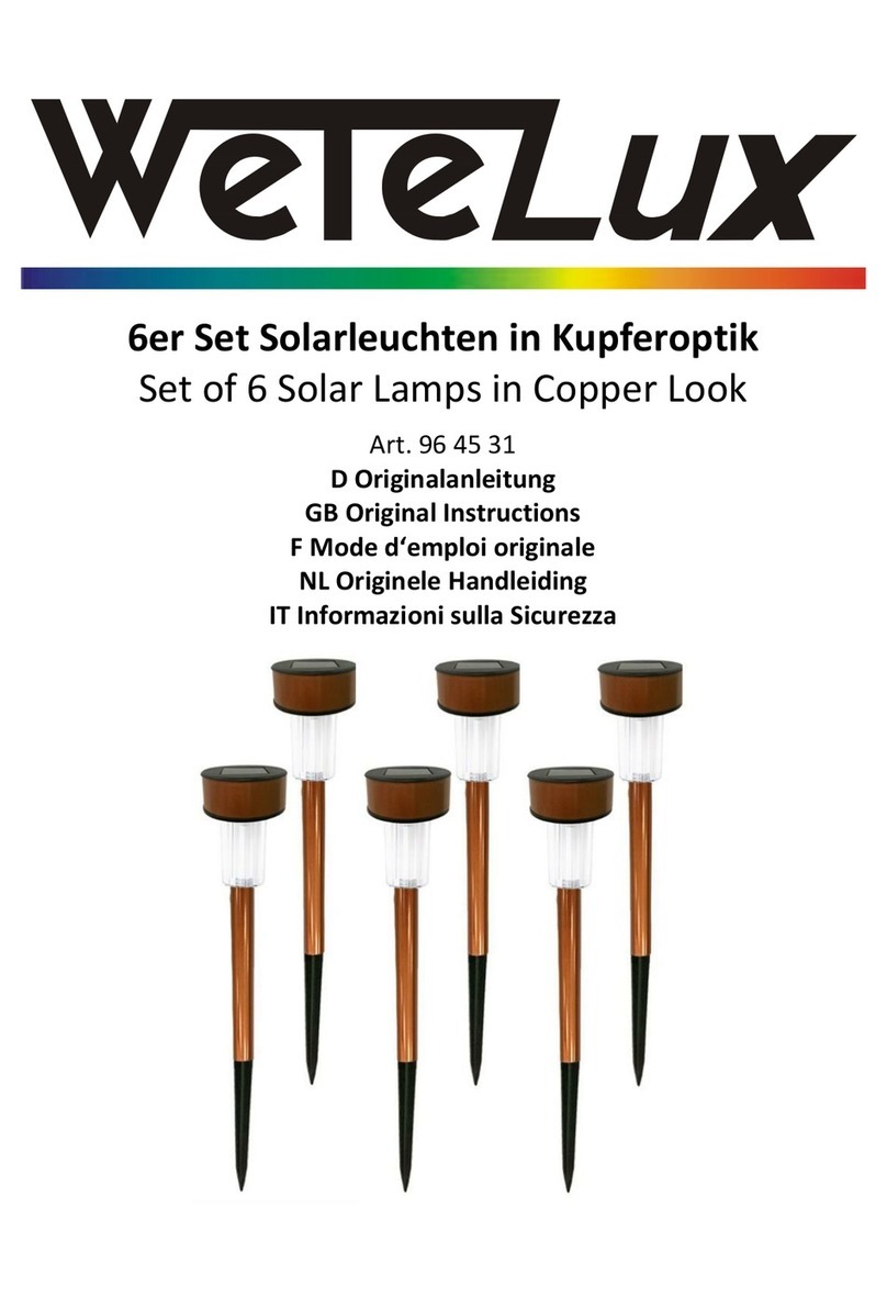 Wetelux 96 45 31 Original instructions