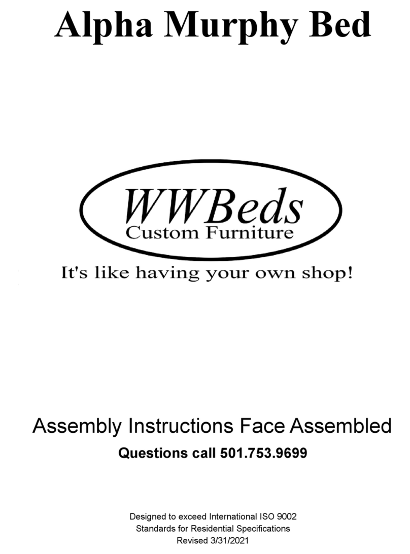 WWBeds Face Assembled Alpha Murphy Assembly instructions
