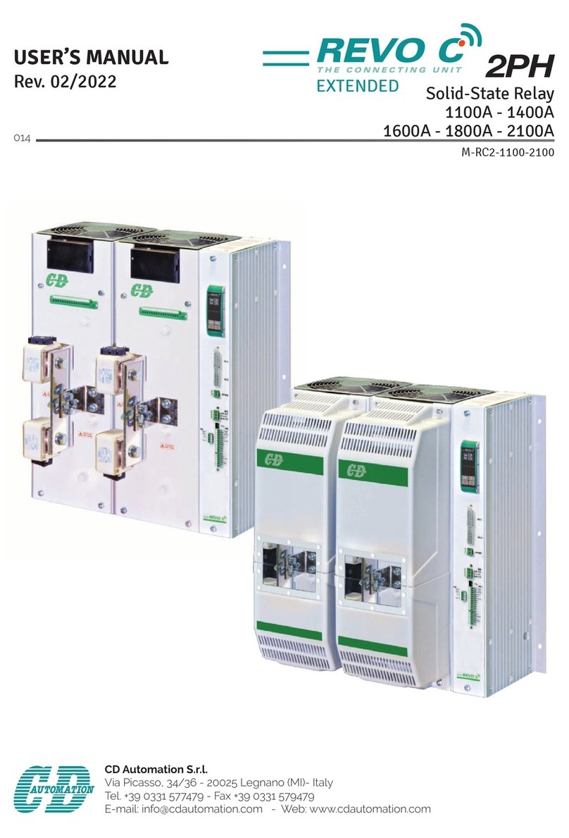 CD Automation 1100A user manual