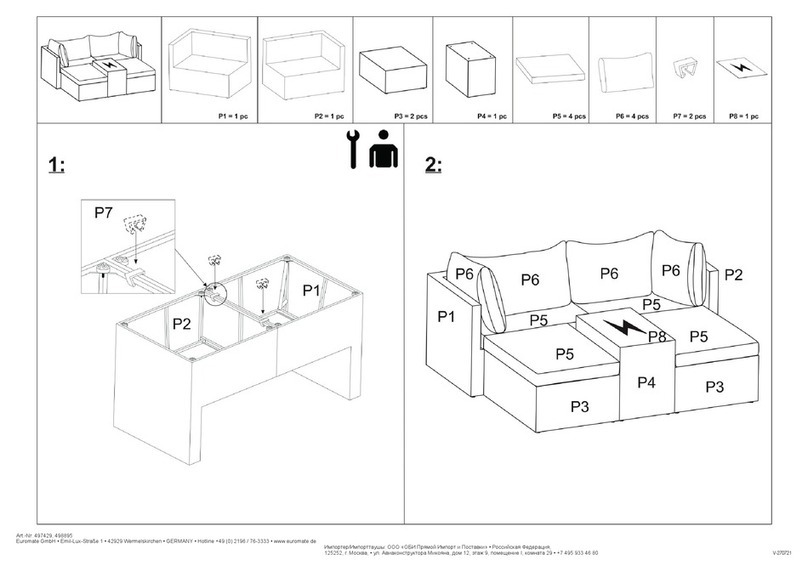 Euromate Olea 497429 instruction manual