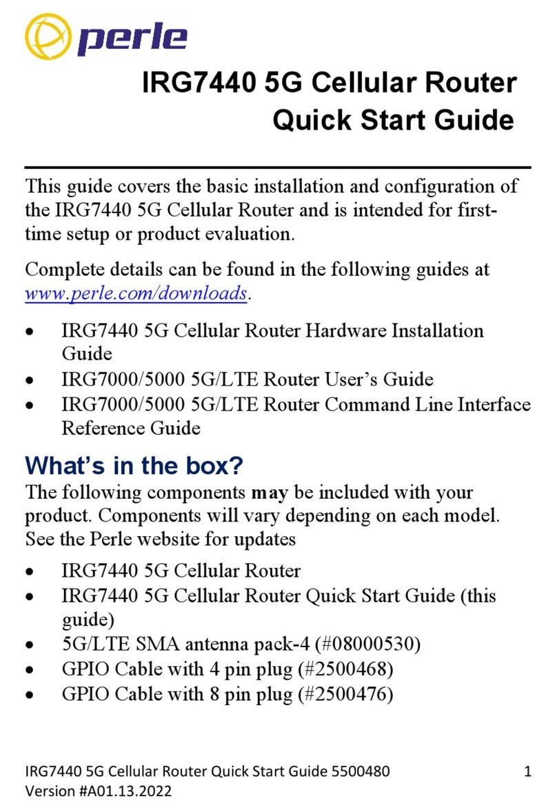 Perle IRG7440 User manual